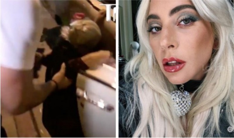 Пияна, чак заляна… Папараци обградиха Лейди Гага, тя падна ВИДЕО