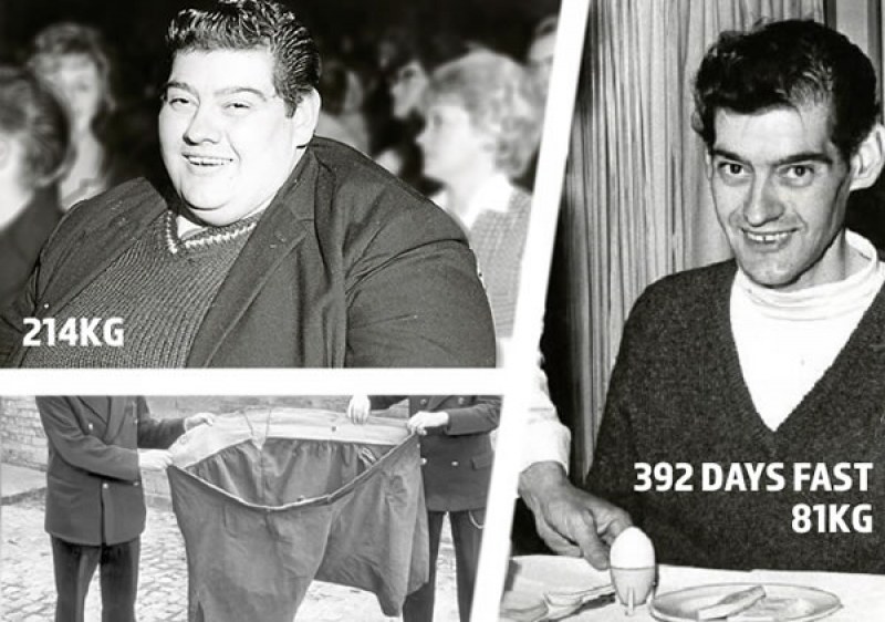 Над пределите на ината: Мъж, оцелял 382 дни без храна! От 207 кг - станал 82