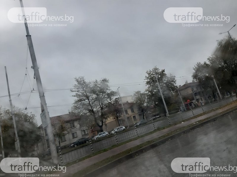 Верижно ПТП в Пловдив! Три коли се нанизаха на 