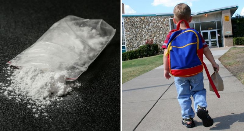 Американски абсурди! 5-годишно носи кокаин в забавачка, черпи наред!