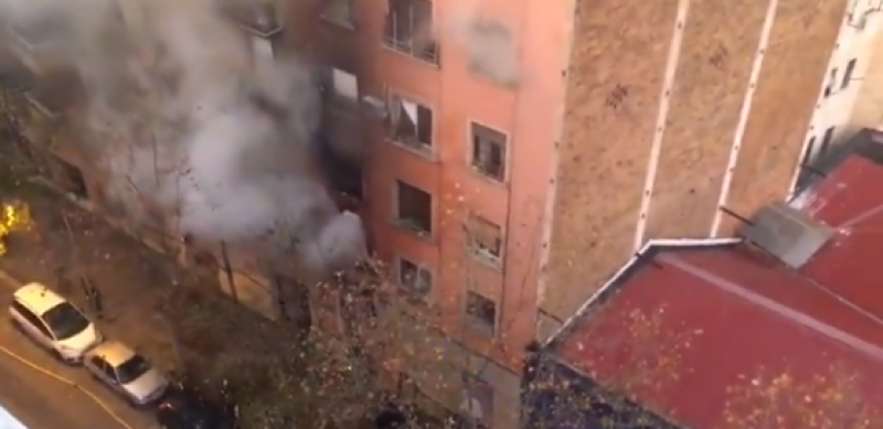 Пожар край Саграда Фамилия в Барселона! 18 души пострадаха