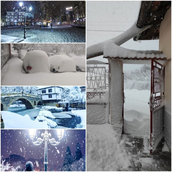 И... снегът прекрачи прага на България! СНИМКИ