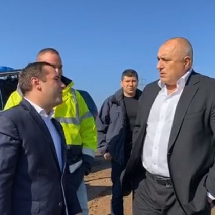 Бойко Борисов инспектира разширението на Околовръстното на София  ВИДЕО