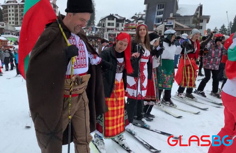 НА ЖИВО: Като за Гинес! Българи със ски накараха човек да настръхне!