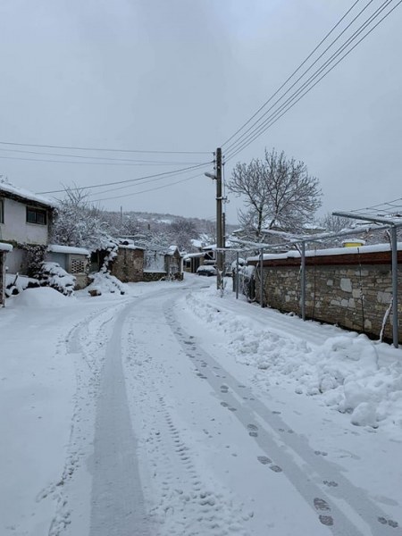 30 см сняг натрупа и в Асеновградско