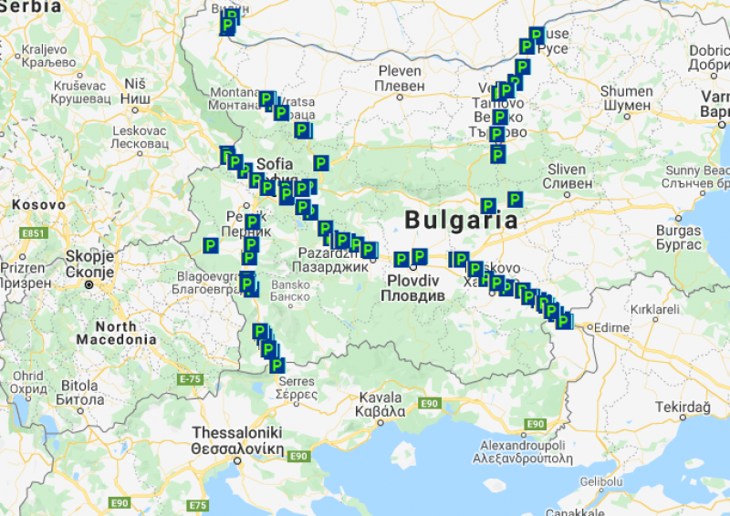 Интерактивна карта показва „зелените коридори