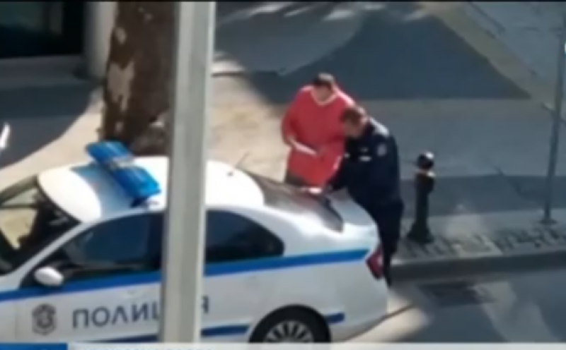 Глобиха полицай в Пловдив за неносене на маска!  ВИДЕО