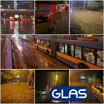 Воден апокалипсис! Мъж падна в асансьорна шахта! София в СНИМКИ след потопа