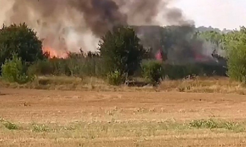 Огнена стихия на магистрала „Марица”! Затвориха я