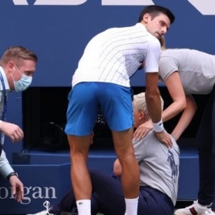 Изпъдиха Джокович от US Open! ВИДЕО