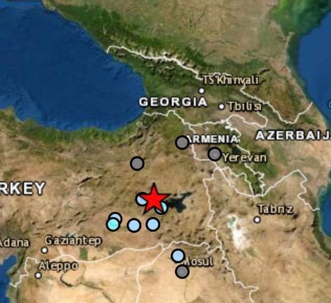 Земетресение люшна Турция