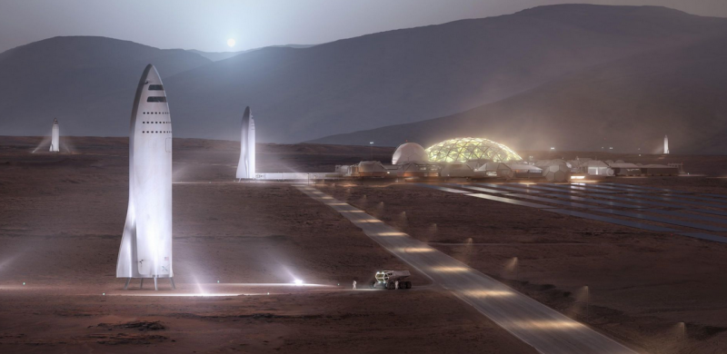 Милион души ще живеят в стъклени куполи на Марс до 2050-а!