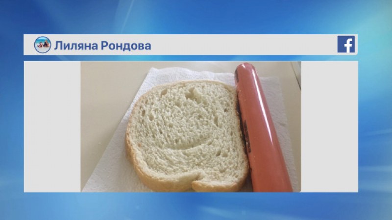 Кренвирш с хляб, със зеле, с резен сирене – болничното меню! Никой не иска да яде?