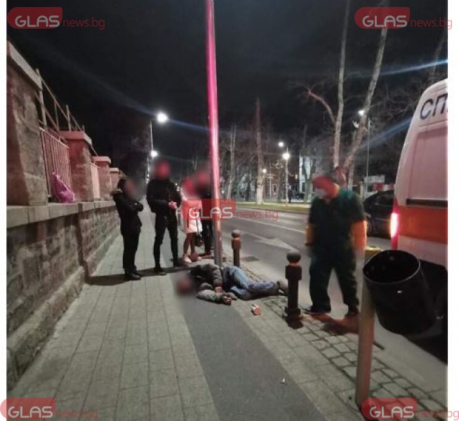 Припадналият мъж на булевард в Пловдив е с наранявания по главата