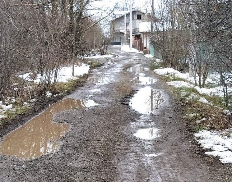 Този лунен пейзаж се нарича улица 