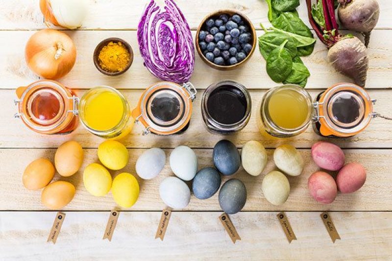 Страстната седмица: Ето ви естествени бои за яйца за Велика събота!