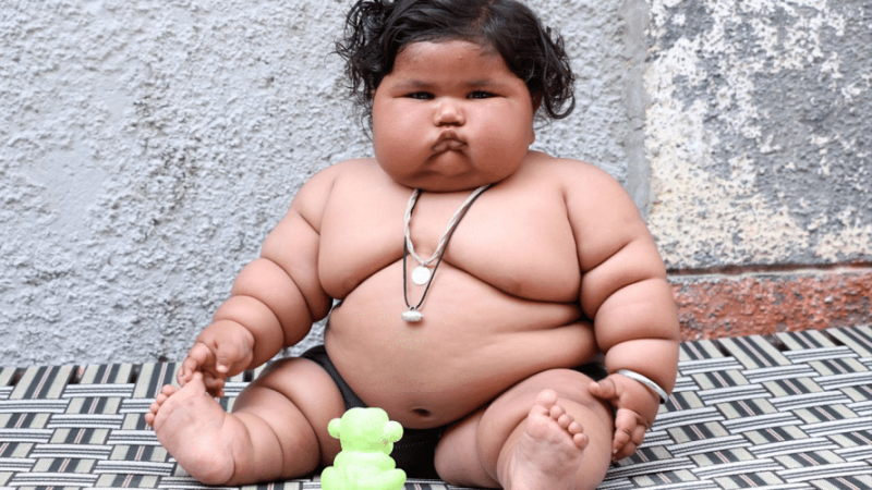 Най-дебелото бебе в света: 19 кг на осем месеца