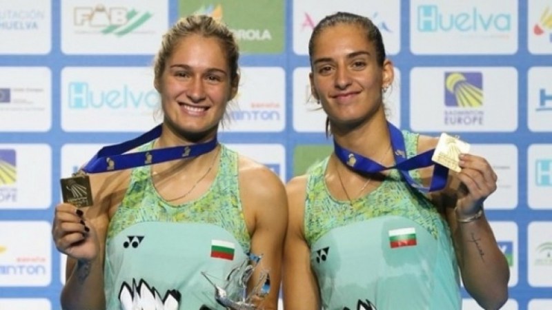 Габриела и Стефани Стоеви завоюваха втора европейска титла