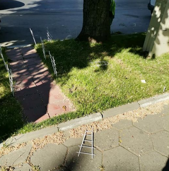 Защо красотата ни пречи? Кой потроши оградка на зелена площ в Асеновград!
