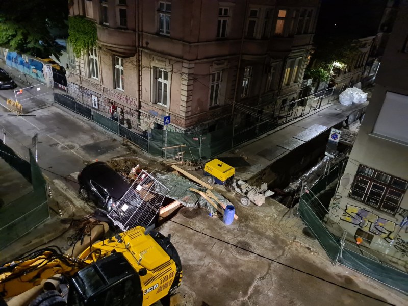 Ремонт на столична улица 