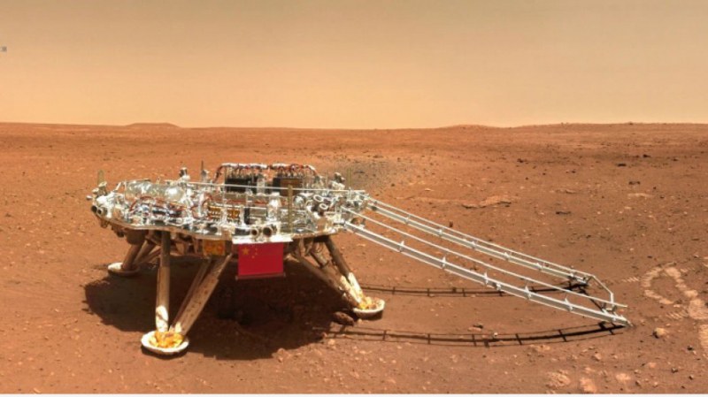 585 метра е изминал китайският марсоход на Червената планета СНИМКИ и ВИДЕО