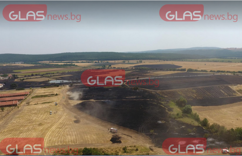 Пловдив и още 7 области са заплашени от пожари