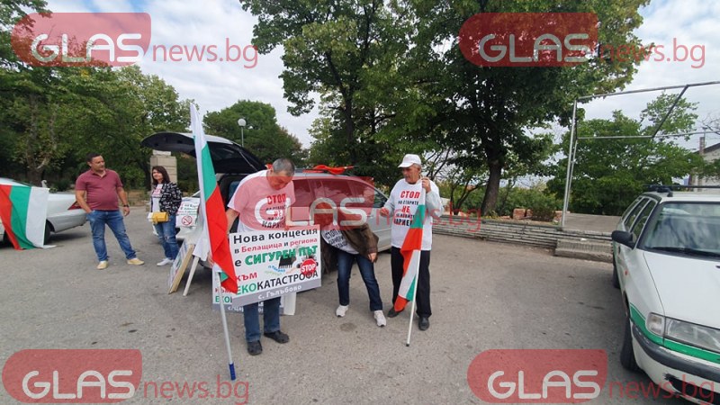 Протест срещу кариерата в Белащица! Автошествие блокира Околовръстното на Пловдив СНИМКИ