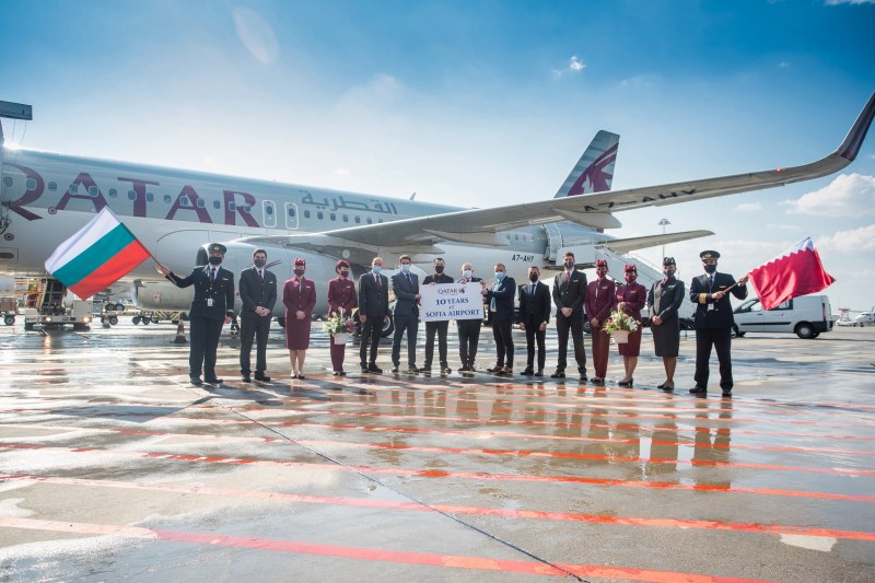 Qatar Airways възобновява директните полети между София и Доха   