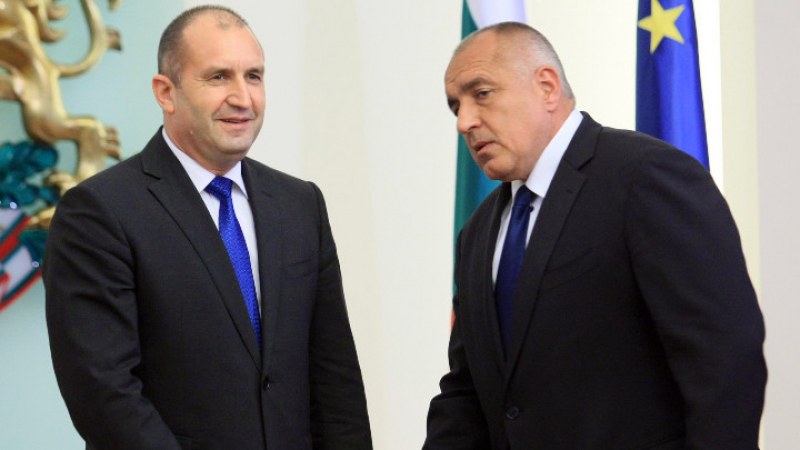 Радев покани Борисов на президентски дуел за стола му на 