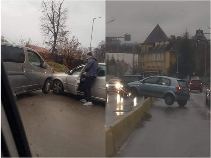 Две катастрофи затрудниха движението в столицата СНИМКИ