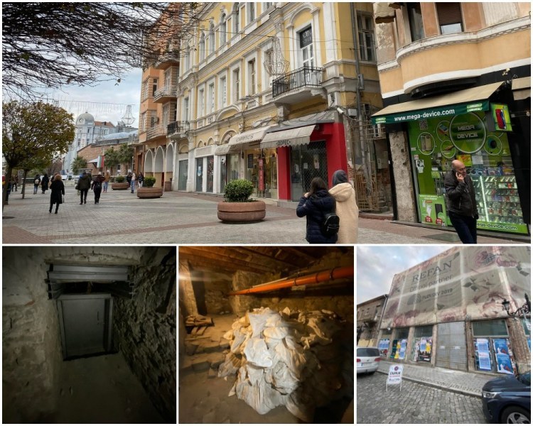 Прокуратурата се зае с прокопаните тунели под Главната на Пловдив
