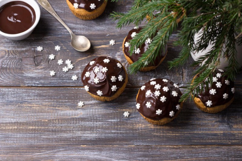 Десерт за декември: шоколадови мъфини, които моментално създават настроение