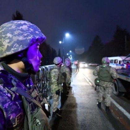 Боеве и стрелба по улиците на Алма-Ати ВИДЕО