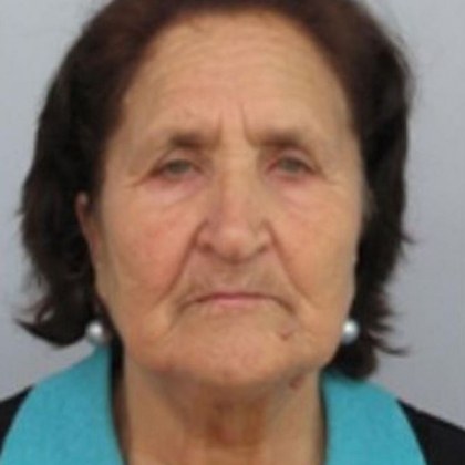 РУ Сливен издирва Щилиянка Стоянова Станева на 84 години Жената