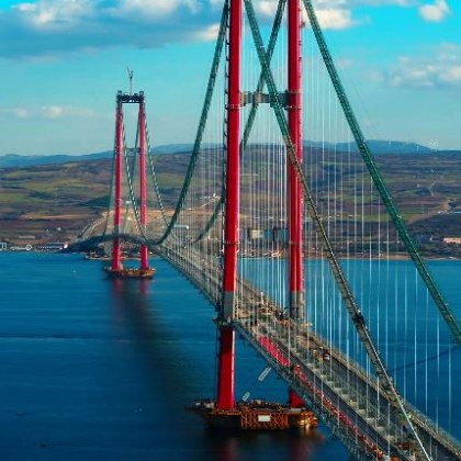Новият мост който ще свързва Европа и Азия над пролива