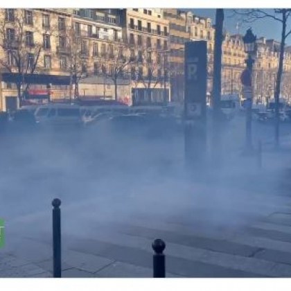Kонвоят на свободата в протест срещу COVID рестрикциите във Франция
