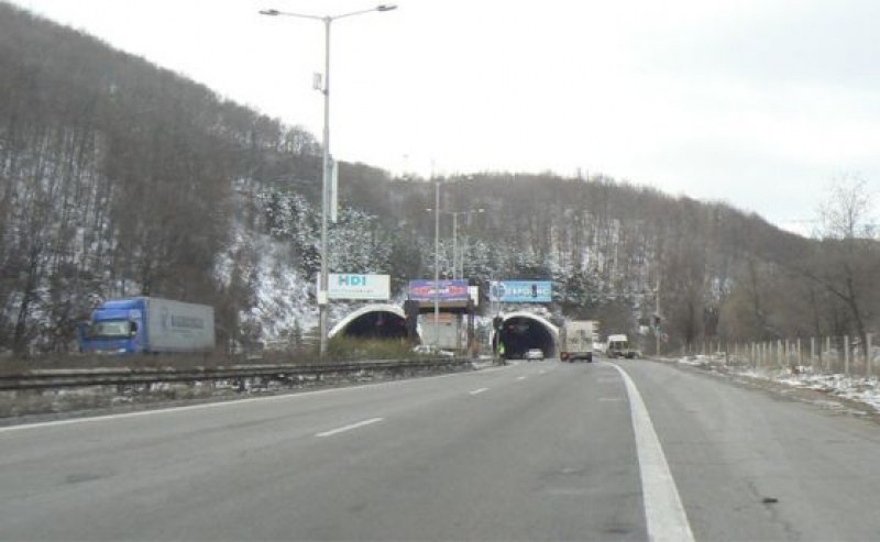 Само в едната лента днес в участък на магистрала 