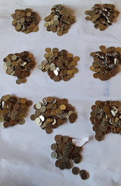 2, 910 килограма монети събра кметът на кирковското село Кран