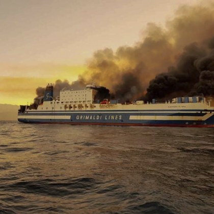 Компанията собственик на изгорелия ферибот Euroferry Olympia разпространи официално съобщение