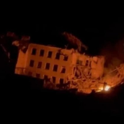 В украинкия град Житомир руските войски удариха военно общежитие и