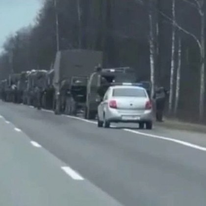В Беларус забелязаха голям конвой с военна техника който се