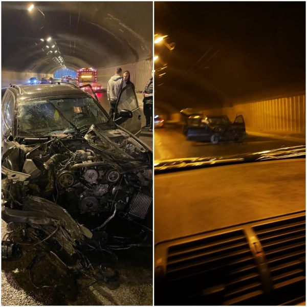 Самокатастрофирал автомобил в Тунела на Пловдив затруднява движението, сигнализираха читатели