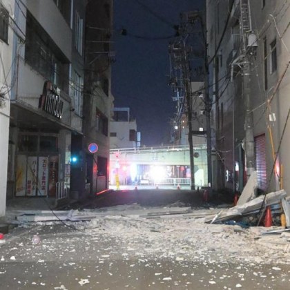 Четирима са вече загиналите след силното земетресение в Япония предаде