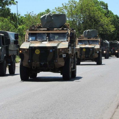 Във връзка с постъпили въпроси за придвижване на военна техника