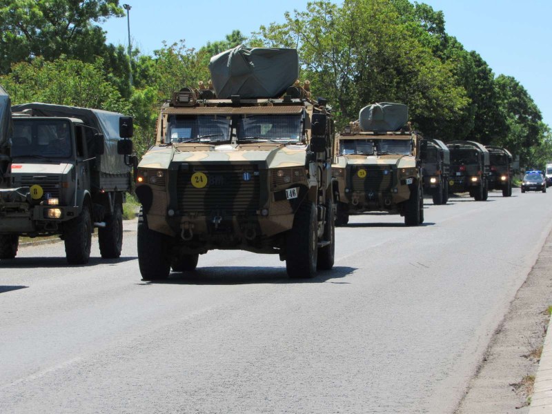 Военното министерство обясни за колоната с американски военни