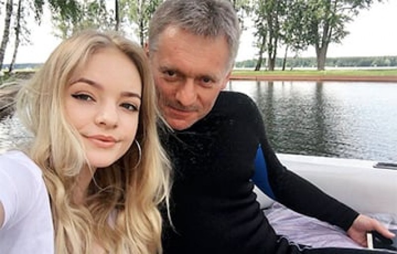 Дъщерята на говорителя на Путин Дмитрий Песков, Елизавета, каза пред