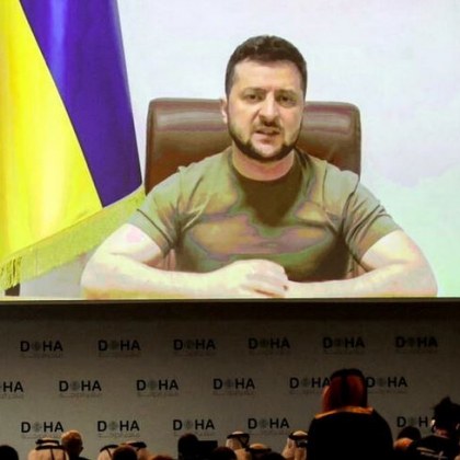 Зеленски към Форума в Доха: Липсата на износ от Украйна ще засегне страни по целия свят