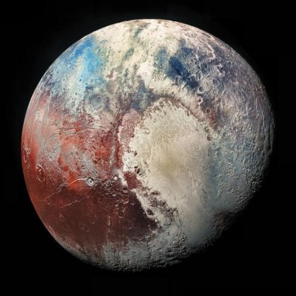Странни формирования на повърхността на Плутон каквито не са наблюдавани
