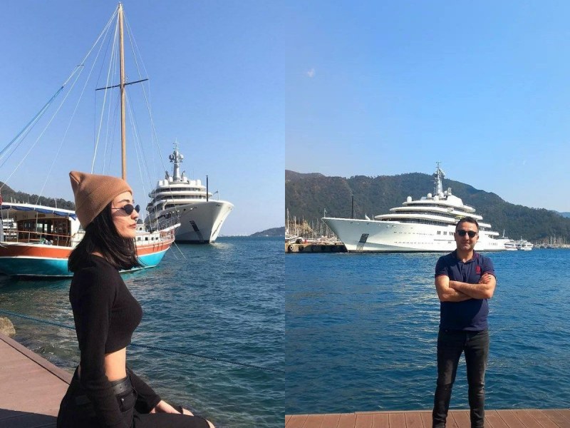 Мрежата избухна със СНИМКИ на туристи на фона на скъпата яхта на Абрамович
