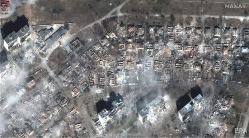 CNN публикува нови сателитни снимки на Мариупол, разрушен от руските